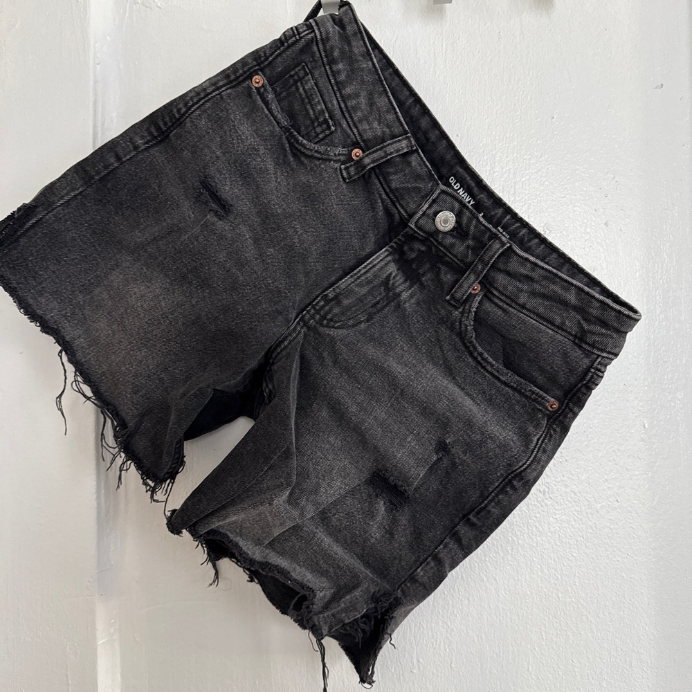 Old Navy Charcoal Jean Shorts